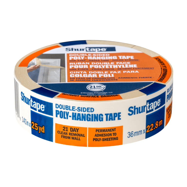 Shurtape Double-Sided Poly-Hanging Tape – Pro Glo Paints