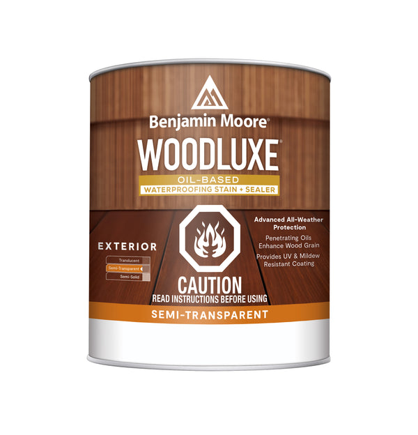 Woodluxe® Oil-Based Waterproofing Exterior Stain + Sealer Semi-Transparent